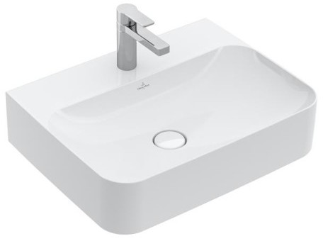 Zdjęcia - Umywalka Villeroy & Boch Finion  wisząca 60x47 cm z ukrytym przelewem, z po 