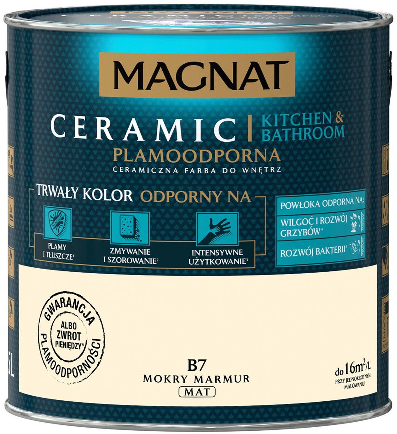 Magnat Emulsja Kitchen Bathroom mokry marmur 2,5 l