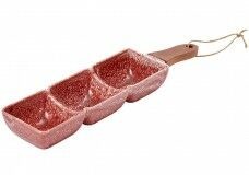 Ladelle NACZYNIE NA PRZYSTAWKI Graze Serve Stick Ladelle - POTRÓJNE czerwone L61780