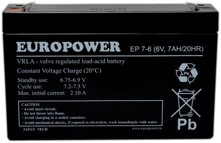 Europower Ep 7-6 6V 7AH Agm Żel Ups Śląsk