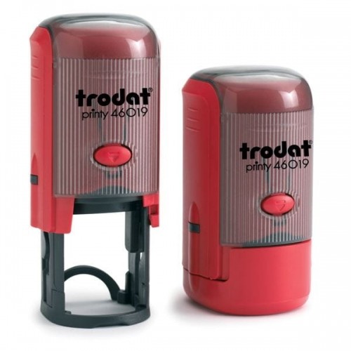 Trodat Pieczątka automat 46019 okrągła FI 19 poduszka czerwona /TRN_46019CA/ UN213-3