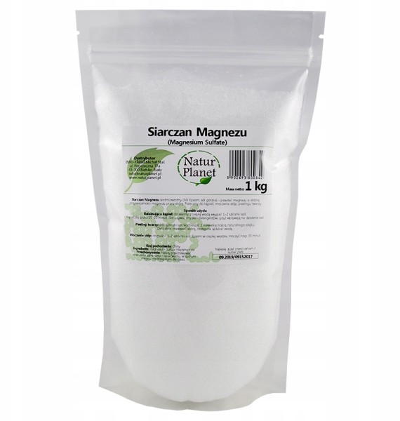 Natur Planet Siarczan magnezu sól do kąpieli 1000g
