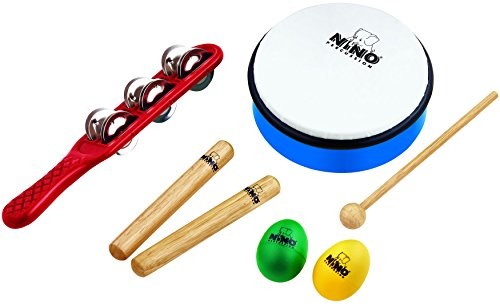 Nino Percussion NINOSET2 zestaw instrumentów do przedszkoli (5-częściowy) NINOSET3