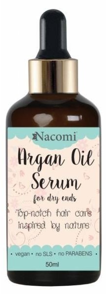 Nacomi Argan Oil Serum serum do końcówek z olejem arganowym z pipetą 50ml 73965-uniw