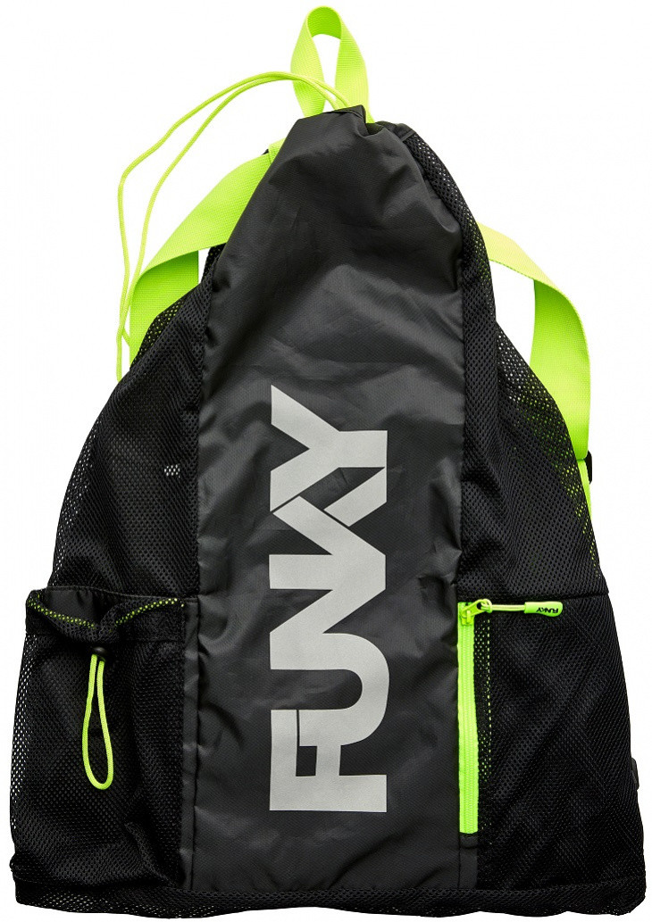 Funky Funky night lights gear up mesh backpack czarny