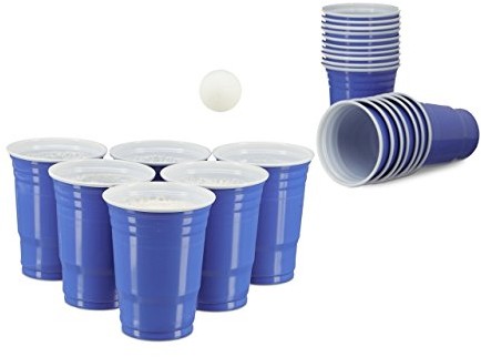 Relaxdays Kubki do napojów w  Beer Pong 50er Pack 