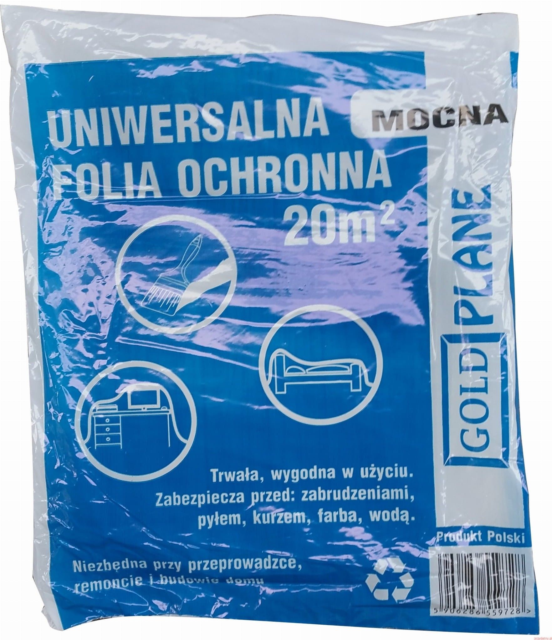 Ajka-goldtools AJKA FOLIA BUDOWLANA 0,04 4x5m MOCNA AJK1004