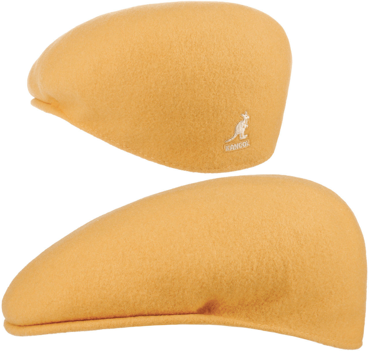 Kangol Płaski Kaszkiet 504 by żółty, XL (60-61 cm)