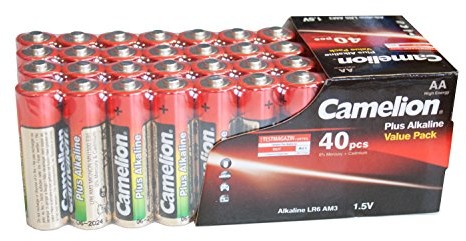 Camelion 11104006 Plus Alkaline Bateria LR06 (Mignon, AA,) 40. Czerwony/złoty 11104006