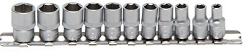 BGS na klucz nasadowy zestaw 6,3 MM, 1/4 cala, 11-częściowy, 2433 2433