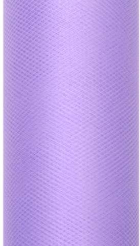 PartyDeco Tiul gładki, fioletowy, 0,30 x 9 m TIU30-014