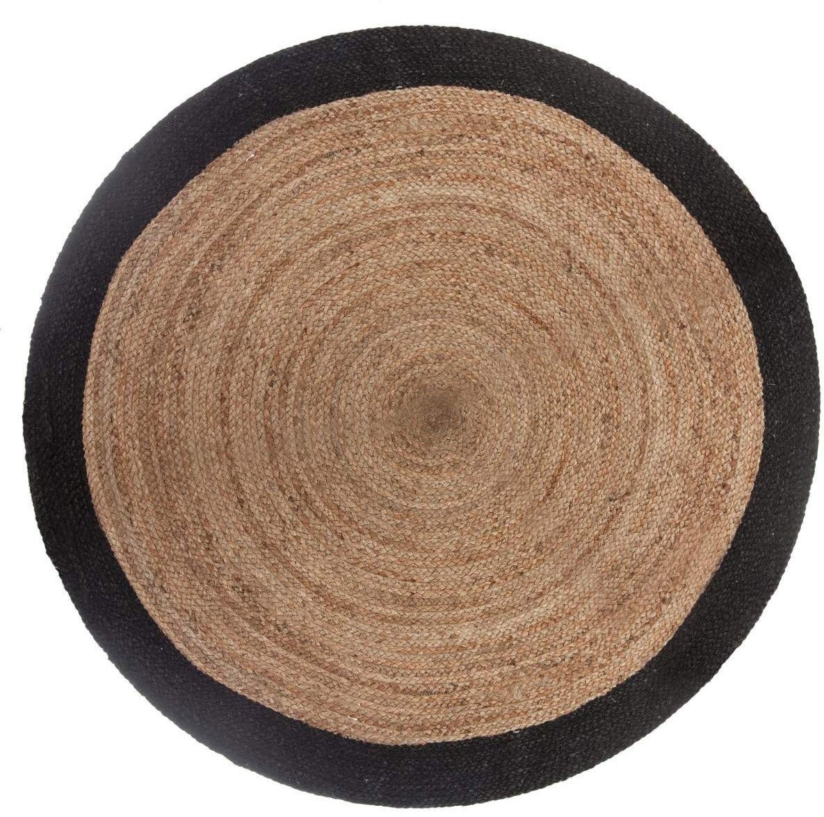 Atmosphera Dywan jutowy okrągły 120 cm B077Q3M5B2