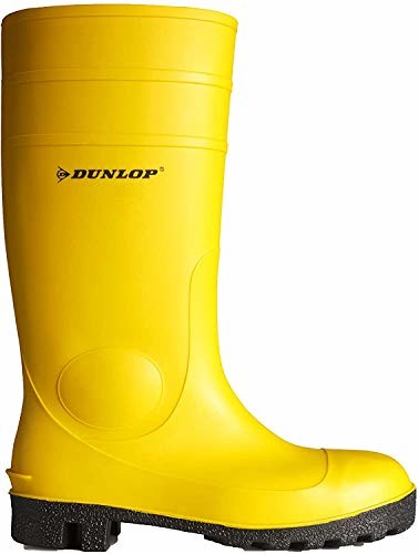 Dunlop Protective Footwear Protomastor S5 142PP kalosze z półcholewką dla dorosłych, uniseks, ze stalowym podnoskiem, kolor: żółty, rozmiar: 44 142YP.44