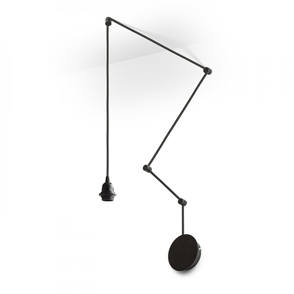 Redlux SPIDER I zestaw wiszący czarna chrom R13493 R13493