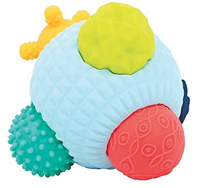 Ludi Puzzle 3D Multi Balls dla dzieci - 6 piłek sensorycznych, różne tekstury i kolory - obudź dziecko i rozwijaj motorykę - Od 6 miesięcy 30065