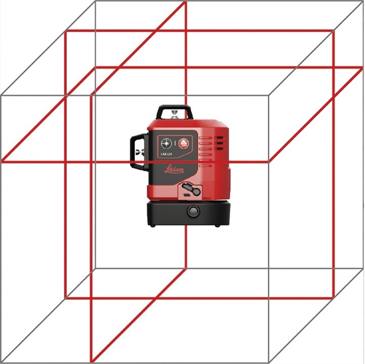 Leica Geosystems Lino L6R Laser 360 Trzy płaszczyznowy (Zestaw w)