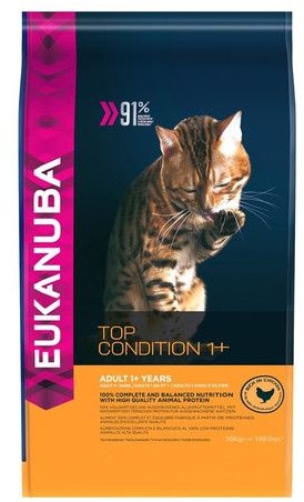 Eukanuba Cat Adult All Breeds Top Condition Chicken & Liver 10 kg DARMOWA DOSTAWA OD 95 ZŁ!