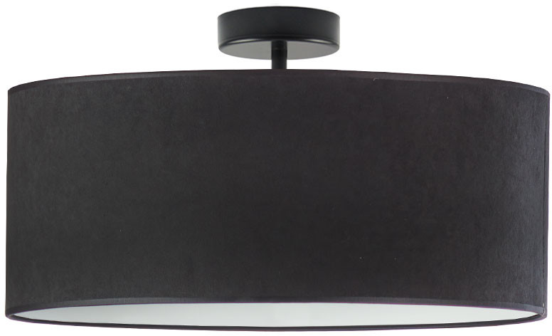 LYSNE Żyrandol sufitowy WENECJA VELUR fi 50 cm kolor czarny 14527V/1443 kolor czarny