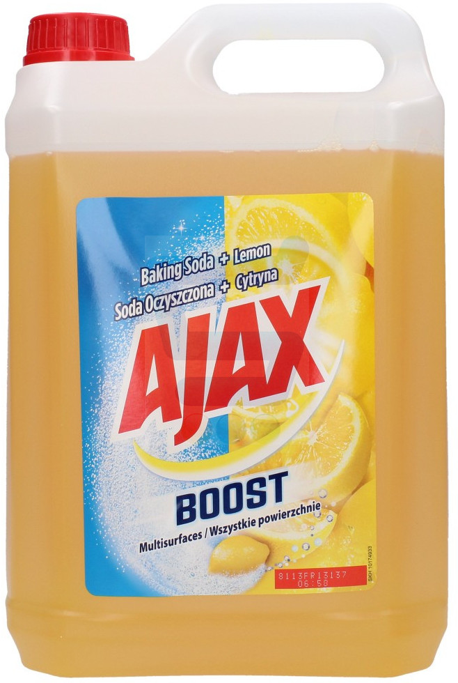 Ajax Boost Płyn uniwersalny Soda Cytryna 5 L