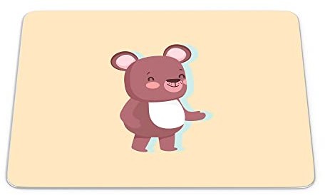 Questo Casa Questo Casa, Prostokąt Drukowane Cyfrowo Podkładka Pod Mysz, Antypoślizgowa Podstawa, Rozmiar: 22x18 Cm 1