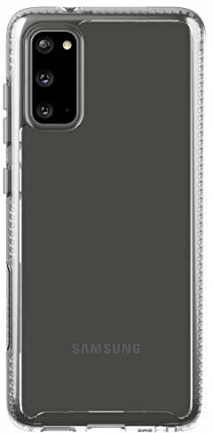 TECH21 czyste przezroczyste etui na telefon Samsung Galaxy S20 samonaprawiające się etui na telefon 25 m ochrona przed upadkiem z właściwościami antybakteryjnymi - przezroczyste, T21-7660 T21-7660