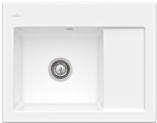 Villeroy & Boch Subway 45 Compact KG Snow White (błyszczący) - ceramiczny 331201KG (Lewy)