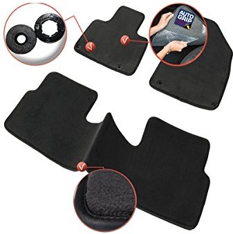 DBS Auto wycieraczka  zgodnie z przepisami  3-częściowy  antypoślizgowa  wysokiej jakości wykonanie z filcu igłowanego 1000 G/M  welur  asortyment Luxe  1763944 1763944