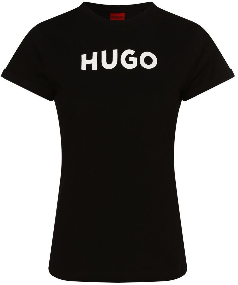 HUGO HUGO - T-shirt damski  The HUGO Tee, czarny