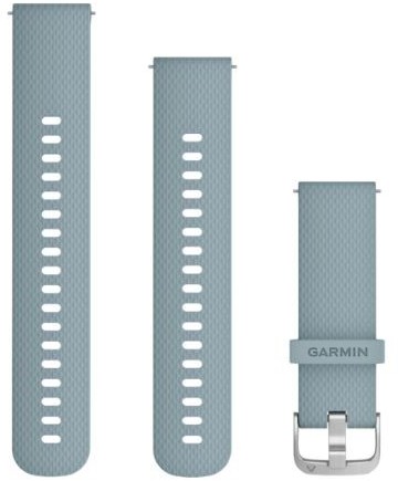 Garmin Pasek silikonowy na nadgarstek Quick Release 20 morska piana stalowo-srebrny