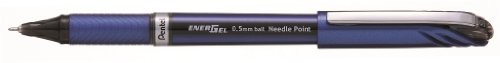 Pentel BLN25 EnerGel Plus Liquid Gel Roller z igłą koronka, 0.25 MM, czarny FBA_BLN25-AX