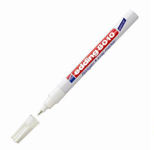 Edding MARKER DO KLISZ RENTGENOWSKICH 0,8MM BIAŁY 8010 ED