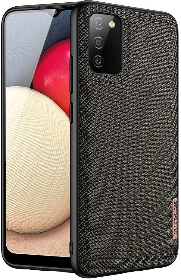 Dux Ducis Fino etui pokrowiec pokryty nylonowym materiałem Samsung Galaxy A02s EU zielony
