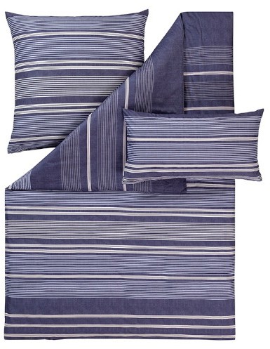 Estella Pościel makosatyna ALBERTO 7901 Rozmiar 200X220+2X70X80+2X40X40 Kolor navy