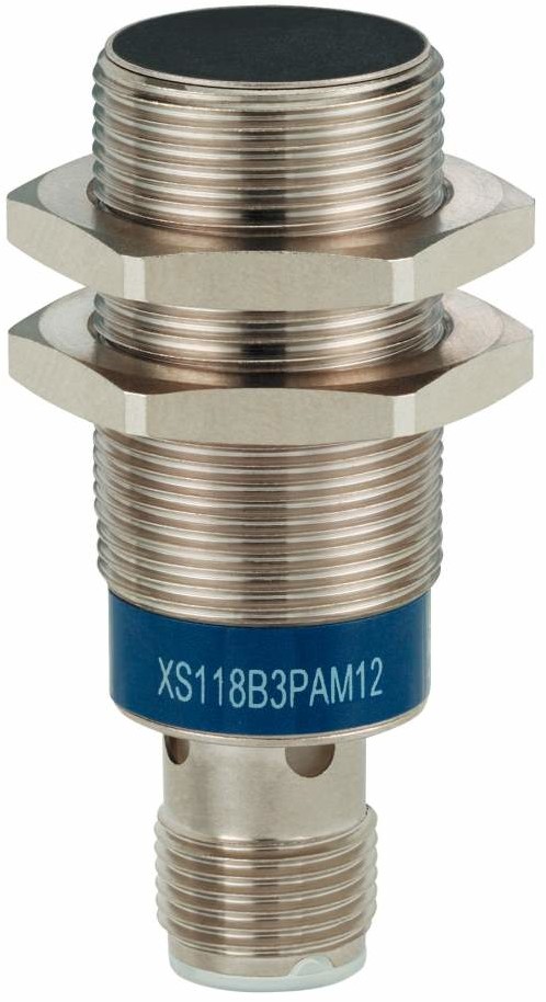 SCHNEIDER Czujnik-indukcyjny-M18-z-wyjściem-NPN-1NC-12-48V-DC-konektor-M12 XS618B1NBM12