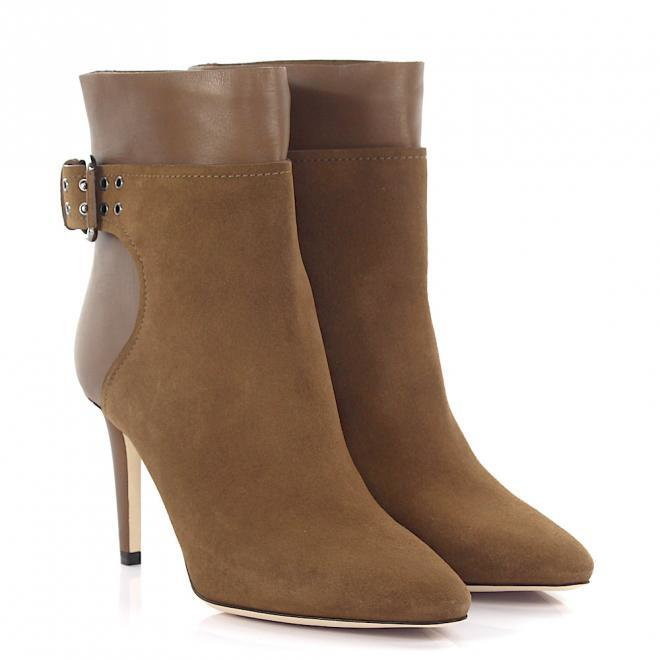 Jimmy Choo Jimmy Choo Botki  MAJOR 85  skóra cielęca zamsz brąz