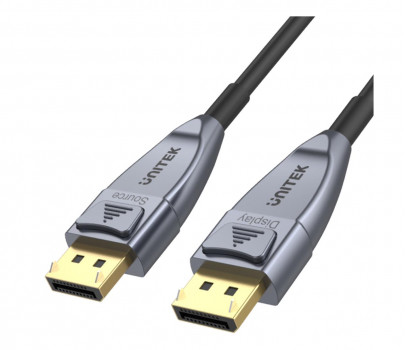 Unitek DisplayPort 1.4 30m optyczny 8K AOC