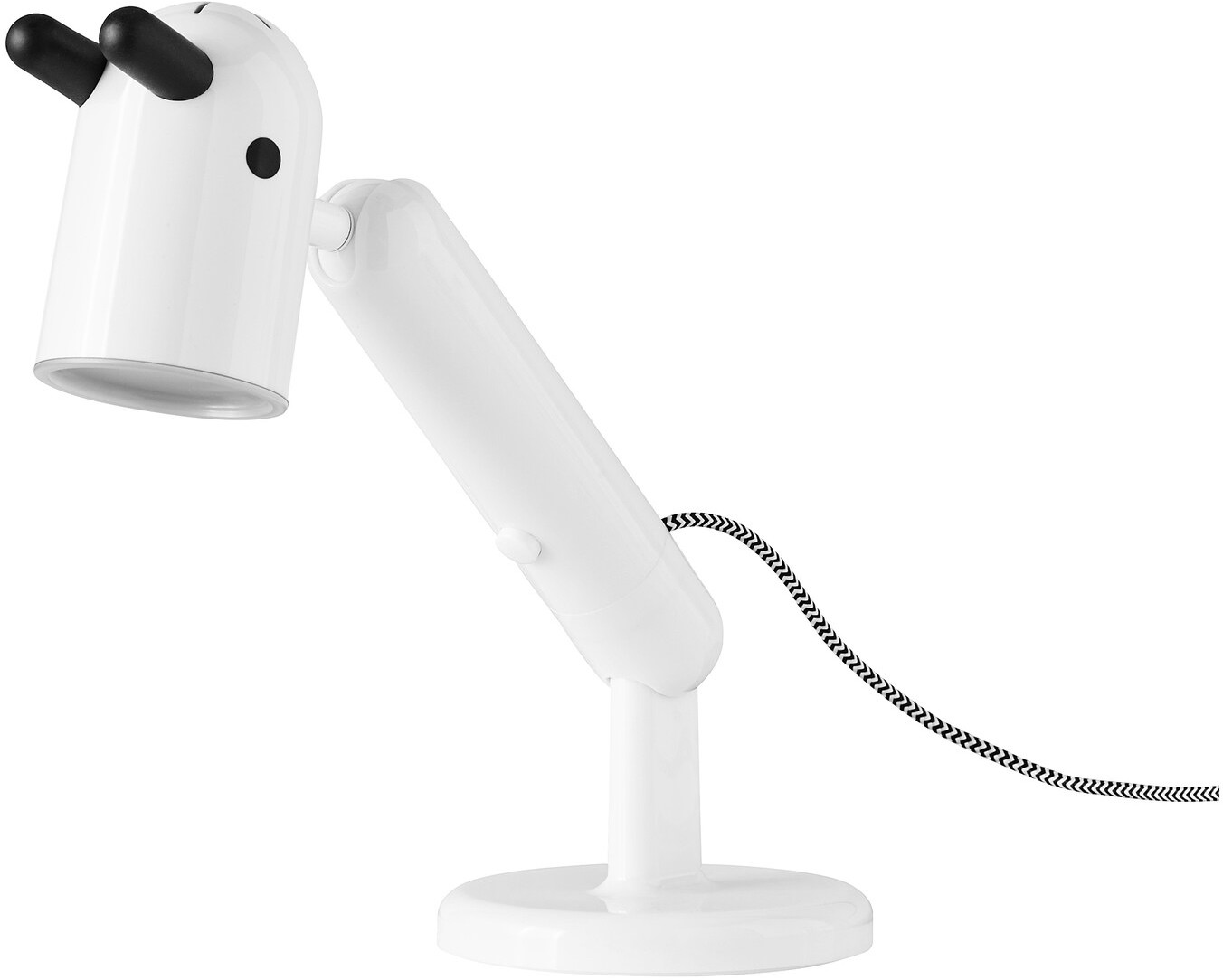 Ikea KRUX Lampa biurkowa LED, biały
