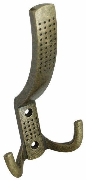 Wieszak konewka duży mosiądz satyna WIE-0602-0