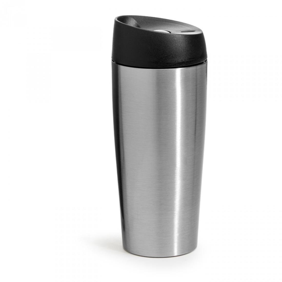 Sagaform Kubek podróżny stalowy Cafe, srebrny, 0,4 l