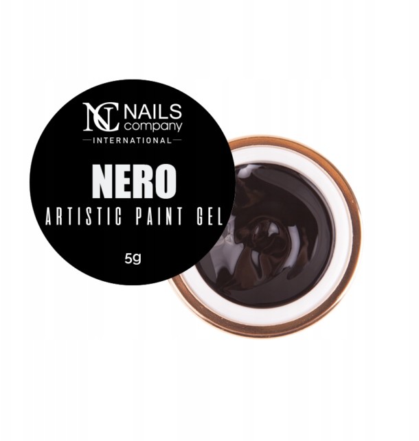 Artistic Paint Gel - do zdobień czarny nero Nc 5g