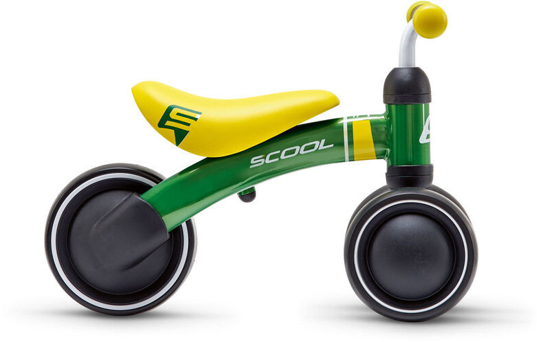 S''cool s''cool pedeX first Dzieci, green/yellowmatt 2020 Rowery dla dzieci i młodzieży 2014
