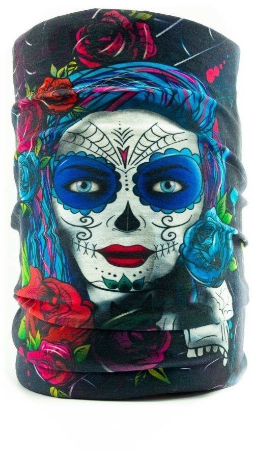 Dr. Bacty Bandana tuba na szyje / opaska na głowę Dr.Bacty - santa muerte DRH-SANTAMUERTE