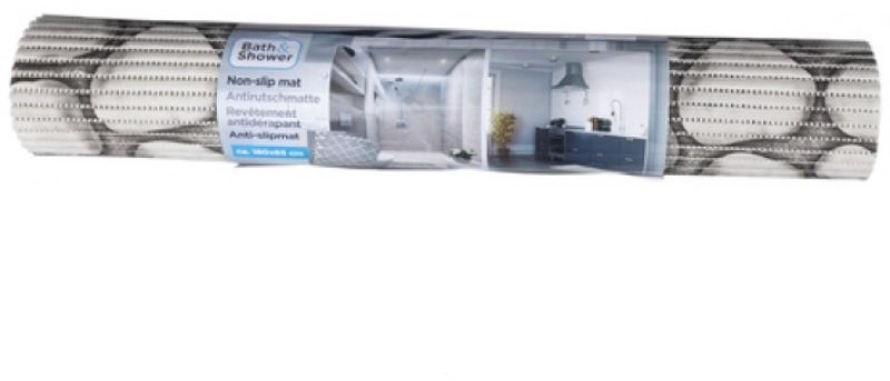 Inny Łazienkowa mata antypoślizgowa 65 x 180 cm Kamienie (szary) 8711252176789STONES