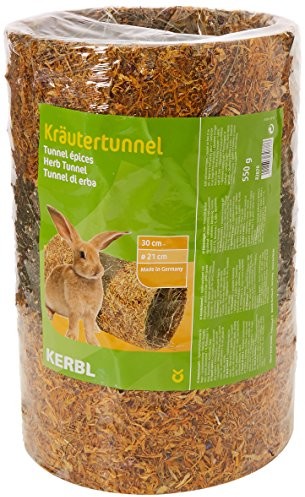 Kerbl Native przekąski zioła Tunnel L wypełniona, 30 x 21 cm, 1er Pack (1 X 0.55 kg)