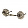 Clayre & Eef Ozdobny Uchwyt Meblowy z Ceramicznymi Gałkami D 6Y4437