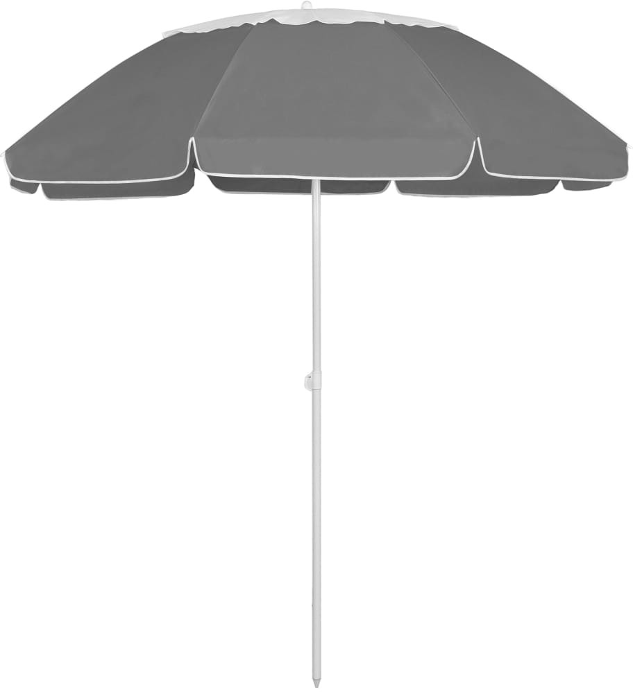 vidaXL Parasol plażowy, antracytowy, 300 cm vidaXL