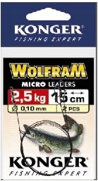 KONGER przypony mikrowolfram 15CM 2.5KG 2szt