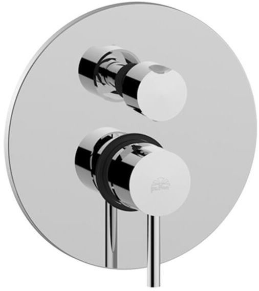 Paffoni Bateria podtynkowa 3-drożna z przełącznikiem mechanicznym STICK stal szczotkowana Rubinetterie SK019ST