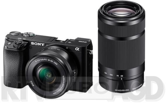 Sony A6100 + E PZ 16-50mm f/3,5-5,6 OSS + E 55-210 mm f/4,5-6,3 OSS (ILCE6100YB.CEC)