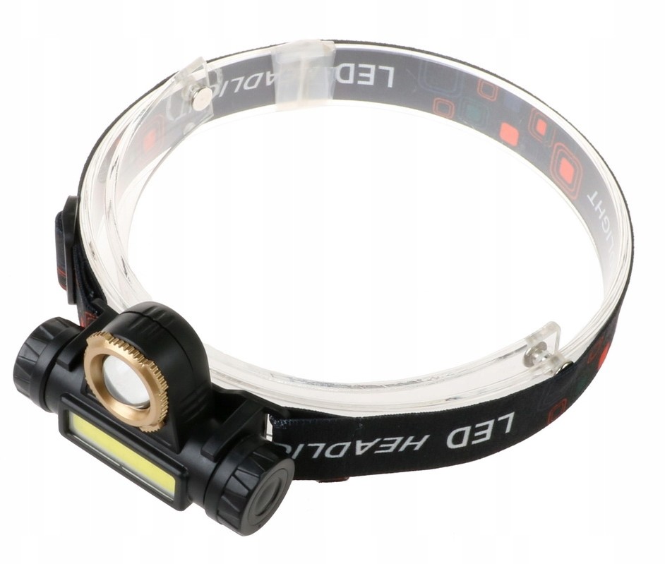 Latarka czołowa Czołówka Cob Led akumlatorowa 4594
